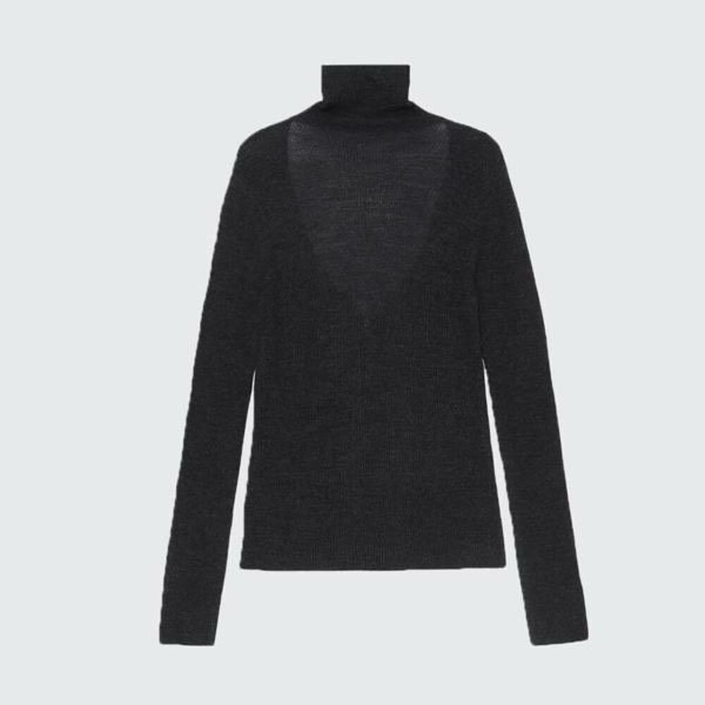 Gianni 100% Merino Wool Turtleneck Cut Out Back Size S